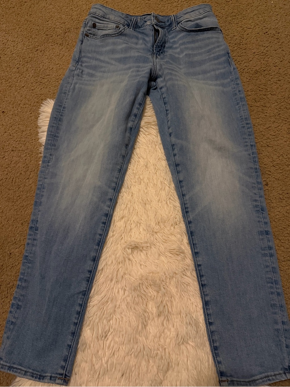 Light Wash kids Straight Leg Jeans - Comfortable Everyday Fit